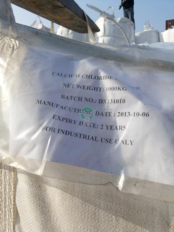 Calcium Chloride Pellet 77% for oil drilling packing for Middle East